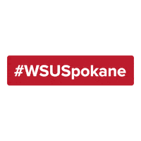 WSUSpokane go cougs wsu washington state university wsu spokane Sticker