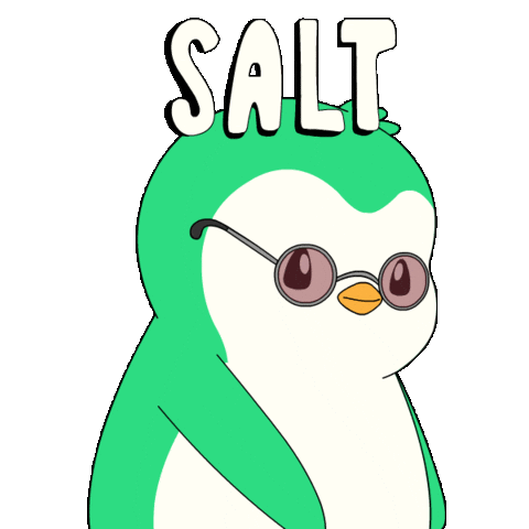 Penguin Steak Sticker by Abster