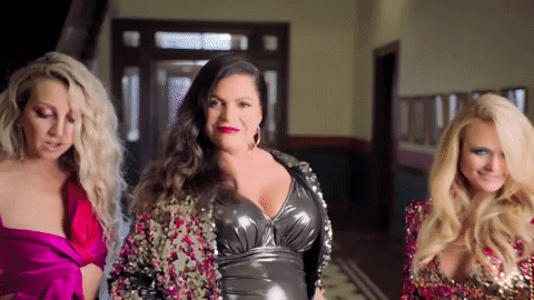 pink glitter GIF by Pistol Annies