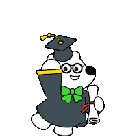 Graduate Sticker by eduhansol