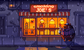 ioanasopov animation pixel illustration bear GIF