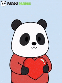 Love You Heart GIF by Pandu Pandas