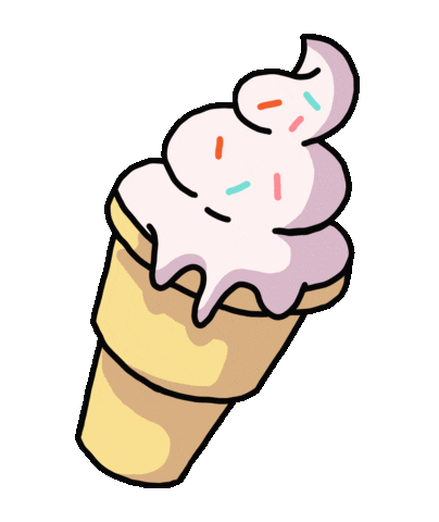 Ice Cream Summer Sticker