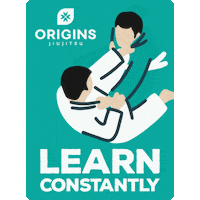 originsmartialarts sports jiujitsu origins grappling Sticker