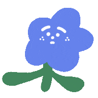 Blueflower Sticker