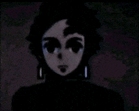 Stare Demon Slayer GIF