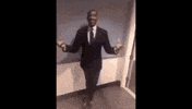 Sad Black Suit GIF