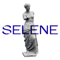SeleneClub logo 3d spin london Sticker