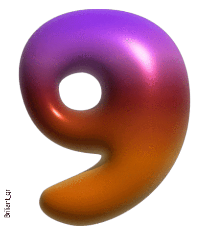 9 Sticker