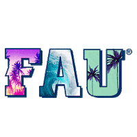 Fau Sticker by Florida Atlantic University