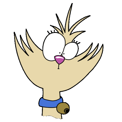 Scared Cat Sticker by Moepsel