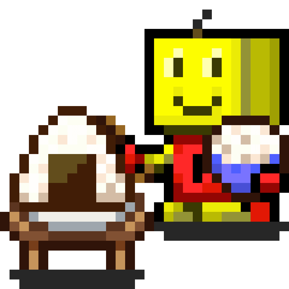 8Bit Eat Sticker