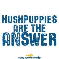Hush Puppies Seafood Sticker by Long John Silver's