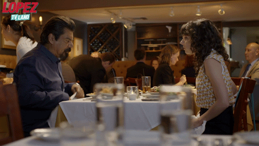 george lopez dinner GIF by TV Land
