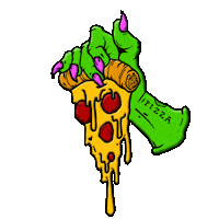 Illustration Pizza Sticker by Big Fang Collective