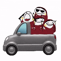 Road Trip Car GIF