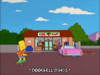 happy bart simpson GIF