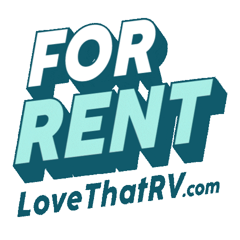 For Rent Sticker by Love That RV