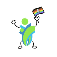 Calgary Pride Sticker by Sam Ru