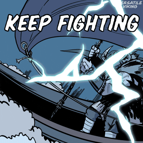 Never Give Up Fighting GIF by VeeFriends