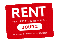 salonrent rent immobilier day 2 proptech Sticker