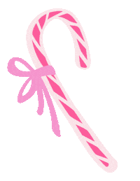 Candy Cane Christmas Sticker by Sprinkled With Pink Shop