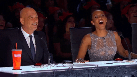 amused howie mandel GIF by America's Got Talent