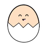happy egg Sticker by Live Life Happy
