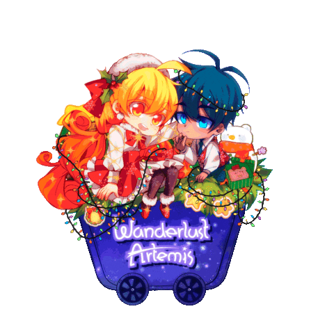 Christmas Webtoon Sticker