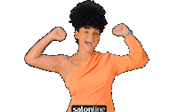 Happy Feliz Sticker by Salon Line