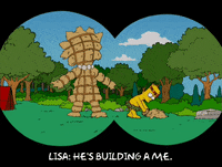 bart simpson building GIF