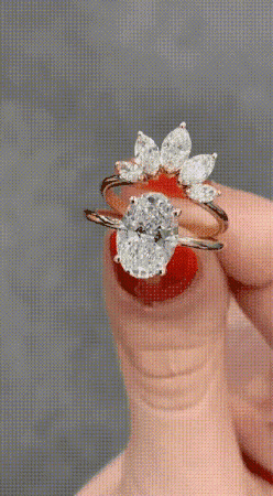 ShivShambuDiamonds giphygifmaker diamond ring engagement ring GIF