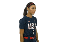 Serious Team Usa Sticker by USA Softball