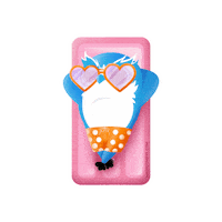 In Love Owl Sticker by Magic Omens