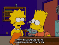 angry bart simpson GIF