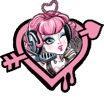 Monster High Pink Sticker