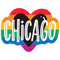 letteringworks pride lgbtq chicago queer Sticker