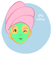 beauty mask Sticker by Natura Cosmeticos