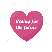 Heart Pink Sticker by Singapore Children's Society