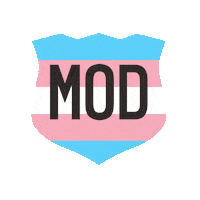 Pride Trans Sticker by MOD Pizza