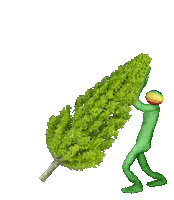 Tree Push Sticker by Trash Mountain