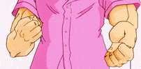 Dragon Ball Z Pink Shirt GIF by Funimation