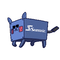 Power Supply Mascot Sticker by Seasonic
