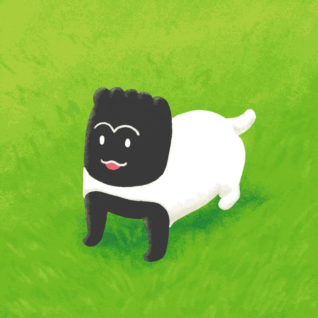 hirokoizumida giphyupload dog sheep GIF