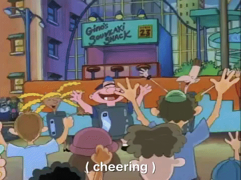 hey arnold nick splat GIF