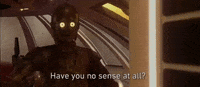 episode 2 have you no sense at all GIF by Star Wars