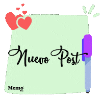 New Post Stationery Sticker by memofix