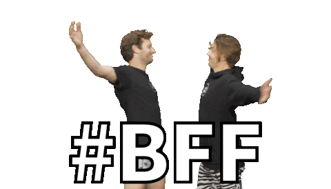 Hug Me Best Mate Sticker by ClubHUG