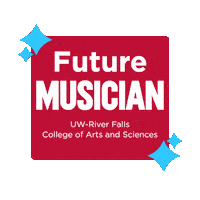 Job Musician Sticker by UW-River Falls
