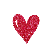 Heart Glitter Sticker
